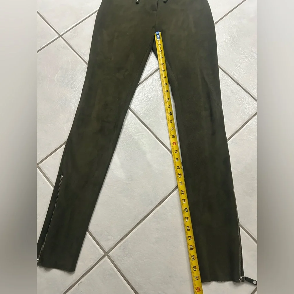 Olive Green Women's Dress Pants- bobo bourgeois bohemian brand - Picture 5 of 10
